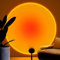 Balkwan Sunset lamp sonnenuntergangslampen Stehleuchte 180°, romantische Vision LED USB-Port moderne Projektionslampe für Wohnzimmer Schlafzimmer dekoratives Nachtlicht（Sunset Red）