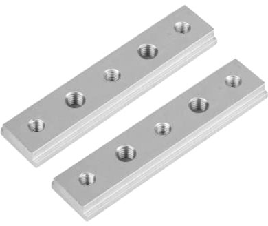 2 pièces T-Track en alliage d'aluminium 100 mm avec rainure T Jig M6 M8 T, vis de fixation pour scie circulaire de table