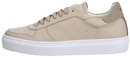 Suedwind® Sneaker Copenhagen - Handmade in Portugal - Premium-Qualität - Kalbsleder aus Italien - Hautverträglich & Atmungsaktiv, Unisex für Damen und Herren, Grau in Gr. 41
