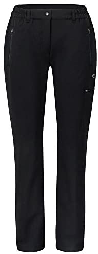 HOT sportswear Damen-Wanderhose Bergen Hot Normalgröße, 38, Black