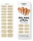 MOYOU LONDON Semi Cured Gel Nail Strips - 20 Pcs. Nail Wraps for Salon-Quality Manicure - Works with Any UV Lamp - Easy to Apply, Trim, & Remove Gel Stickers