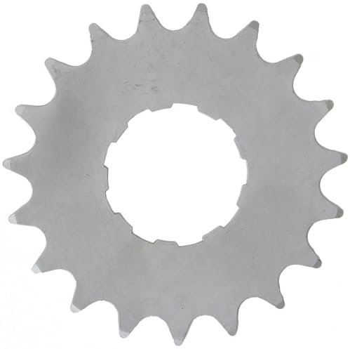 Enviolo Unisex – Erwachsene Steck-Zahnkranz-03376019 Steck-Zahnkranz, Silber, 19 Zähne