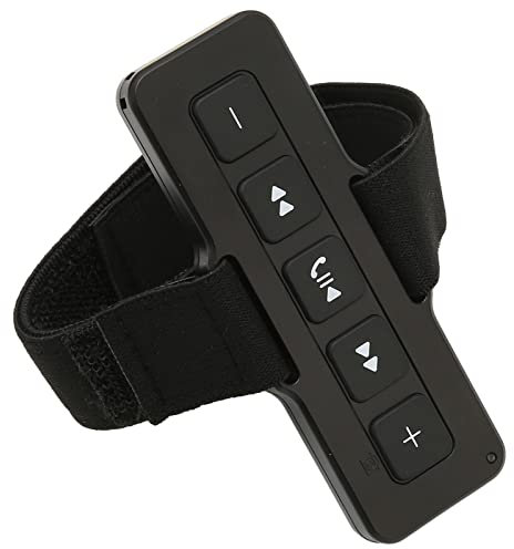 Télécommande Bluetooth 5.0 Portable pour la Plupart des Téléphones, Contrôleur de Smartphone étanche à Gros Boutons, Facile à Toucher, pour Voiture, Répondre aux Appels, Contrôler la Musique