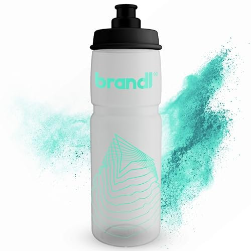 brandl® Sport Trinkflasche 750ml Made in Europe Modell ELITE Trinkflasche superleicht & bio-basierter Kunststoff (Zuckerrohr) | BPA-frei, stabil & auslaufsicher
