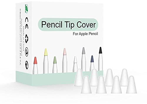 Krondo Lot de 8 embouts en silicone compatibles avec iPad Pencil Apple avec crayon
