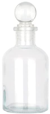 Magic Season Bouteille en Verre Décoratives - Bouteille Ronde de 150 ml (1 Ensemble avec Bouchon en Verre)