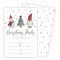 Tabyon A07 Einladungskarten für Weihnachtsfeiern, Schneemann und Zwerg, 20 Einladungen und Umschläge, Aquarell-Einladungen für Weihnachtsfeier, Urlaubsessen, Partygeschenk und Dekorationen