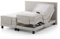 UNIVANDO Boxspringbett 180x200 elektrisch verstellbar mit Motor - 7 Zonen Taschenfederkernmatratze - TFK Härtegrad H2 - H3 Wendematratze - Boxspringbett mit verstellbarem Kopf-& Fußteil (beige)