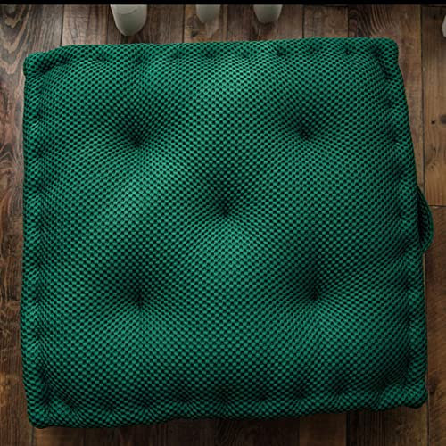 BONOOL Solide, Dicke Sitzkissen, rundes Sitzpolster, großes Bodenkissen, kompatibel mit Schlafzimmer, Wohnzimmer, Bürostuhl, Tatami (grau, Durchmesser 40,6 cm), Wohnzimmer, Schlafzimmer