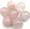 BABUUN Raumdekoration Specimen Natural Clear Rose Pink Quartz Ball Sphere Crystal PolishedCrystals and StoneGiftStone (Size : One Size)
