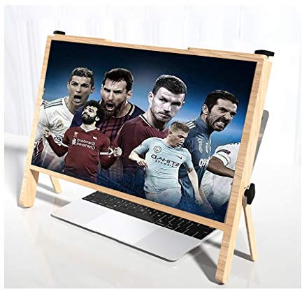 ZZBFHH Magnifier Monitor Magnifier Screen For Laptop 21 Inch Ultra-clear Screen Expansion Bracket, Desktop Heightening Laptop Screen Magnifying Glass For Movies Videos Gaming vision