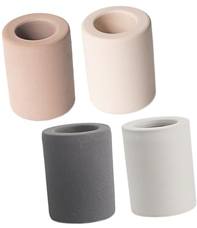 Ciieeo Portaspazzolino Per Bambini Da 4 Pezzi Portaspazzolino in Diatomite Base Per Spazzolino Assorbente Per Il Bagno