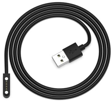 MJXYXCDH Chargeur magnétique Câble de recharge magnétique pour Smartwatch Câble USB 4 Broche Espacement des contacts du chargeur 7.62 mm Chargeur montre connectée