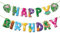 DazzJoy Hawaii Deko Girlande,Happy Brithday Banner,Girlande Geburtstag Deko,Flamingo Deko,Ananas Deko,Beach Party Deko,Sommer Pool Party Deko Girlanden,Dschungel Deko,Gartenparty Deko Draußen Sommer