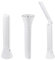 PURElite Lámpara y linterna 2 en 1 – Luz de mesa LED recargable y linterna de mano, ángulo ajustable de 180°, bombillas de luz natural para leer, costura, manualidades, color blanco