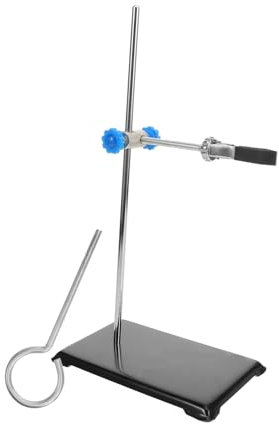 TOPPERFUN Supporto Da Laboratorio Stativo Robusto Per Flaconi e Becher Facile Da Montare e Smontare Base Stabile Per Attrezzature Chimiche Per Esperimenti Di Laboratorio