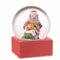 Grosse Schneekugel mit Weihnachtsmann Figur Snowdome Kugelornamente Schneewirbel als Deko oder Mitgebsel Weihnachten Nikolaus Advent Christmas X-Mas in 8 cm Höhe