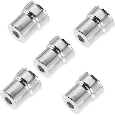 NULYLU Ersatzteile 5 Stück Abdeckung Aus Edelstahl Mit Crimp Hülsenverschluss Für Mikrowellenofen Kompatibel Küchenzubehör