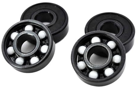 OZXJW 16 stücke 608 RS Hybrid Keramik Kugellager 8 * 22 * 7mm Rollschuh Skateboard Rad Longboard 608RS Lager