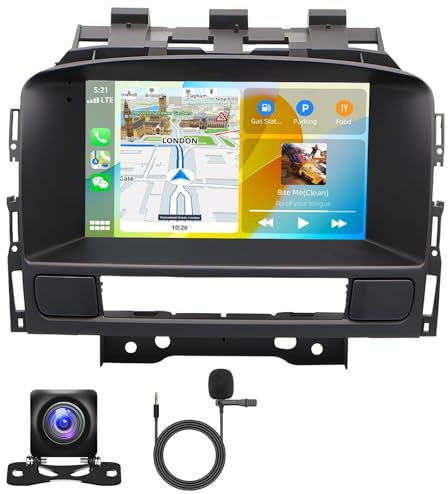 BYNYXI 7inch Android 14 Car Stereo with Wireless Carplay Compatible for Excelle 2010-2014, for Opel Astra J 2011-2012, 4GB+ 64GB Bluetooth Mirror Link GPS Navigation WiFi RDS Radio Double USB