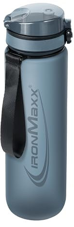IronMaxx Sport Water Bottle – Kyanite Blue 1000ml | Robuste & auslaufsichere Trinkflasche mit Schraubverschluss | BPA-frei & wiederverwendbar | Perfekt für Training, Alltag & unterwegs