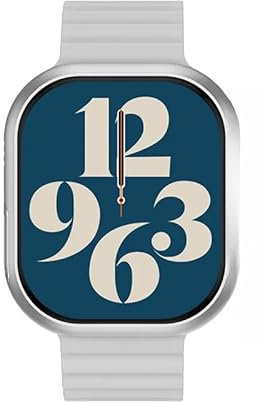 XINDADA Smartwatch 4G SIM Card Smart Watch Men Women 2025 Android Play Store 2.02 Inch LCD WATCH X Call TikTok Camera Video Ultra GPS (Silver)