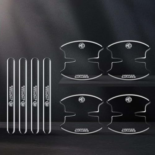 LIYANDAFA 8PCS Car Door Handle Protectors for MG HS Trophy 2020-2025, Clear Anti-Scratch Auto Hand Grip Paint Protection, Strong Adhesive Paint Protection