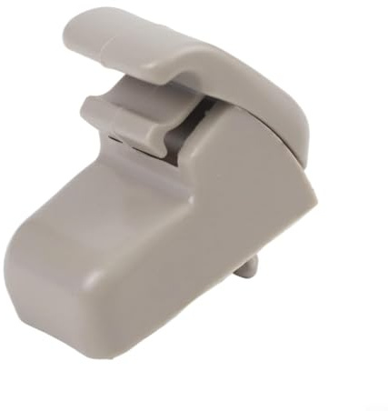 735344980 Staffa Parasole Auto Clip Di Montaggio In Abs Grigio Adatto Per Fiat E Per Alfa Romeo 147, Gancio Interno