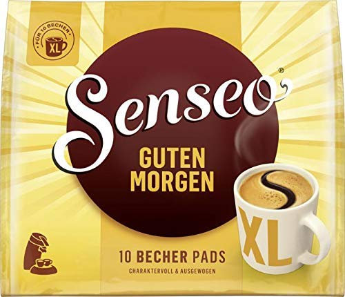 Senseo 4033163 Kaffeepad GUTEN MORGEN stark & intensiv koffeinhaltig 10x12,5g