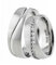 DOOSTI Partnerringe/Trauringe Glamour Wave Chirurgischer Edelstahl - inkl. Gratis Gravur