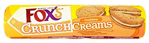Foxs Golden Crunch Creams 168 Gram - Pack of 6 by Foxs