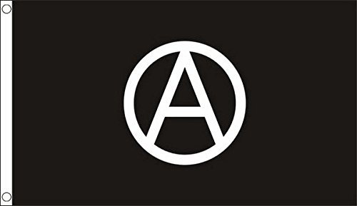 Flag Wholesaler Anarchy Flagge, Mehrfarbig, Large