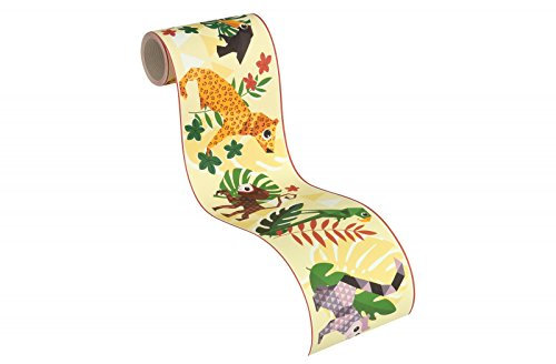 Bordüre Tapete Jungle Party 500 cm L x 13 cm B Farbe: Bunt