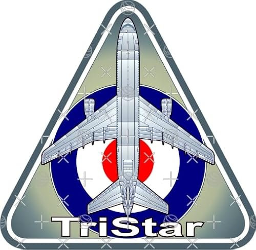 Lockheed L-1011 TriStar RAF British Royal AirForce Tanker-Transport 95 mm Vinyl-Aufkleber