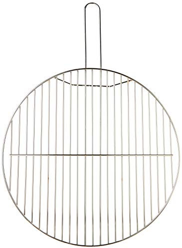 La Ideal 30205 - Parrilla para barbacoa (estaño, 50 cm), color plateado