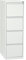 Schrank & Stuhl Hängeregisterschrank einbahnig – Hängemappenschrank mit 4 Schüben für DIN A4, abschließbar, Lieferung komplett montiert, 132 x 40 x 62 cm, Weiß