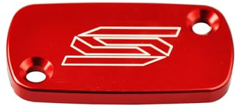 SCAR Bremszylinder deckel VORNE kompatibel mit HONDA CR CR-F CRF 125 150 250 450 MONKEY125 450RL 96-26 - Rot