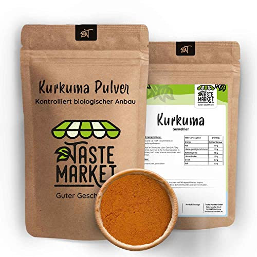 2 kg Kurkuma Pulver | Kurkumawurzel gemahlen | Wurzel | Gewürz | Curcumin Kurkumin | Curcuma Latte