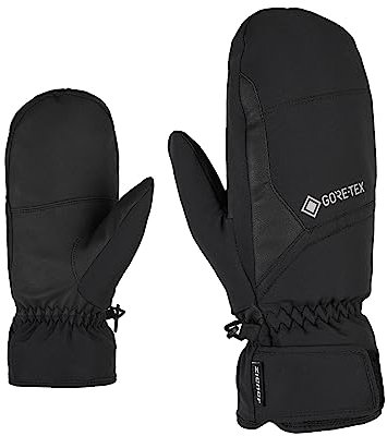 Ziener Garwel GTX Mitten Glove Alpine Ski-Handschuhe/Wintersport | Wasserdicht, Atmungsaktiv, Black, 9.5