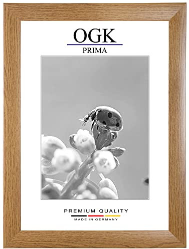 Online-GalleryKing Holz Bilderrahmen 25 x 38 cm in Eiche Rustikal | Foto | Poster | Puzzle | Galerie | Rahmen
