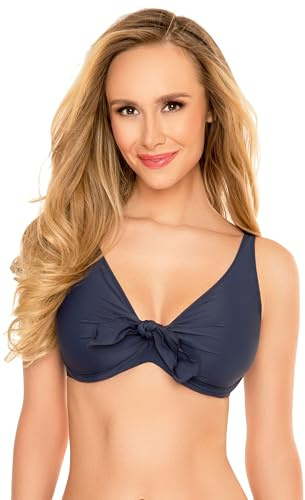 Vivisence 3202 Reggiseno Bikini Liscio Monocolorato Coppe Morbide con Ferretti