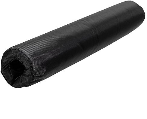 Langhantel Schulterpolster, tragbar, 35 cm, Nackenpolster, Schlaufe und Haken, für Kniebeugen, Ausfallschritte, Hüftstoß