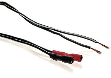 Fahrrad Lichtkabel 2-adrig Doppelkabel 1860 mm Klemmschuh