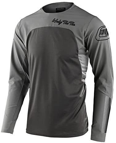 Radfahren Jersey Herren Mountainbike Motocross Jersey Langarm MTB T-Shirt,Shirt Downhill Fahrrad Jersey Schnelltrocknend (Color-24,L)