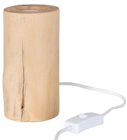 Paris Prix Pied de Lampe en Bois Silas 16cm Naturel