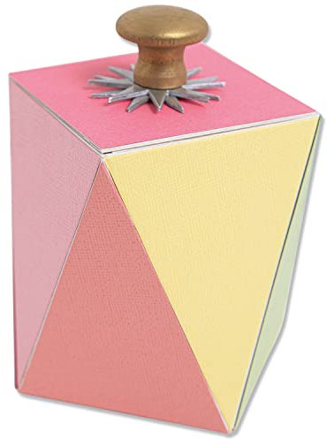 Sizzix Caja geométrica ScoreBoards XL de Eileen Hull | 666046 | Capítulo 4 2022 SRD, Papel, Multicolor, Talla única