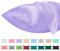 Lirex 2er Set Satin Kissenbezug 50x70cm, kissenbezüge, Weich wie Seiden Kissenbezug, Satin Kopfkissenbezug Kissenhülle für Haar und Haut kommt，Oeko-TEX Zertifiziert, Helles Lila