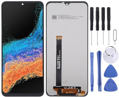 Wigento Für Samsung Galaxy Xcover6 Pro Display Full LCD ohne Rahmen Einheit Touch Ersatzteil Reparatur Schwarz