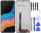 Wigento Für Samsung Galaxy Xcover6 Pro Display Full LCD ohne Rahmen Einheit Touch Ersatzteil Reparatur Schwarz