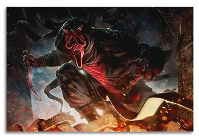 VZRSQZK Poster mit Videospiel Dead by Daylight - Dead by Daylight, dekoratives Gemälde, Leinwand, Wandposter und Kunstdruck, modernes Familienschlafzimmer-Dekor-Poster, 20 x 30 cm